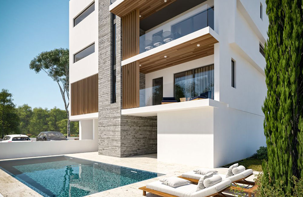 development of 6 luxury apartments in Kato Paphos for sale