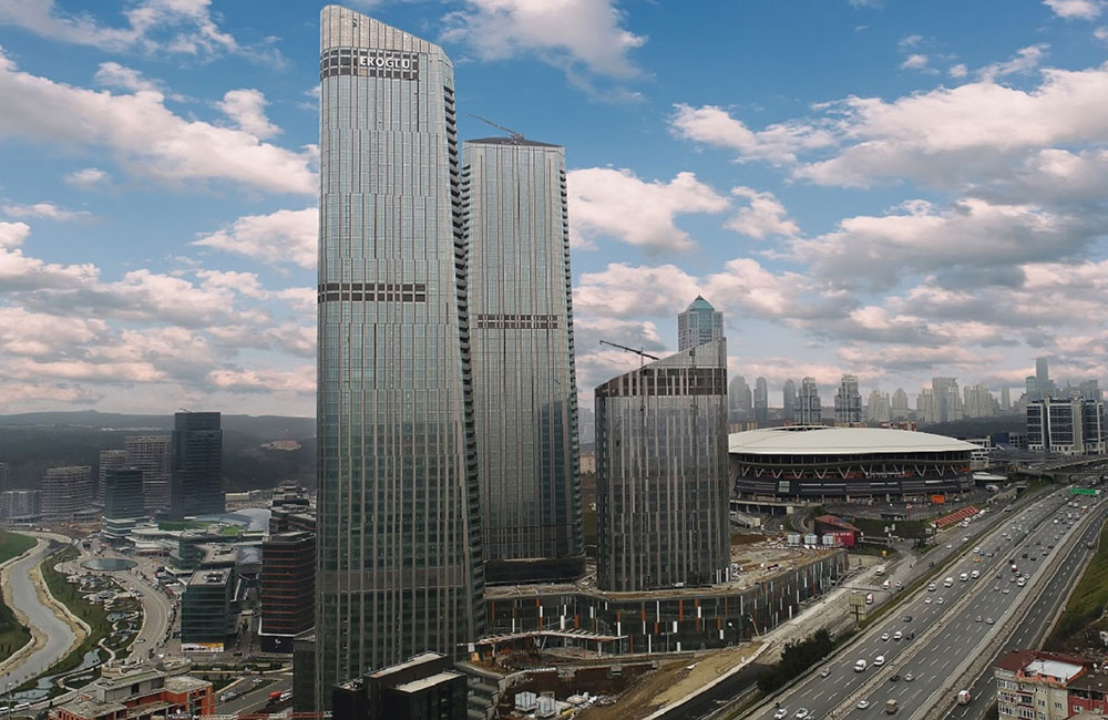 residential tower apartment - turkey citizenship by investment