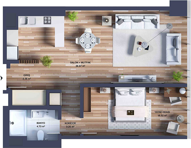 Deluxe 1 Bed Apartment
